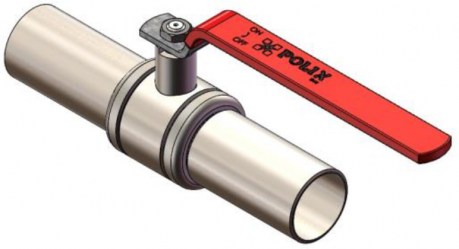 Ball Valve KPT Welded, Reduced Bore PN40 RU PX PX DN20-DN250